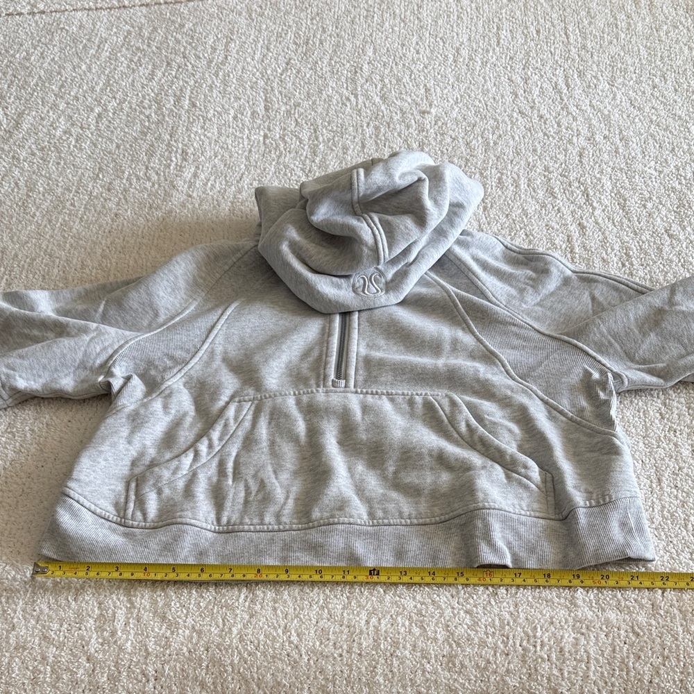 lululemon cropped scuba / heather gray / M/L - Picture 7 of 9